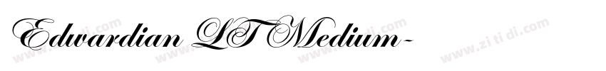 Edwardian LT Medium字体转换